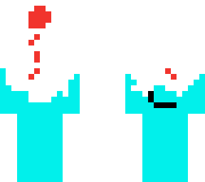 among us dead (cyan)