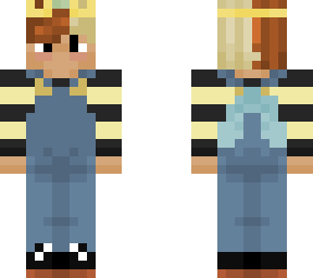 bee boi double colored hair