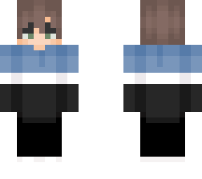 blue black and white hoodie eboy