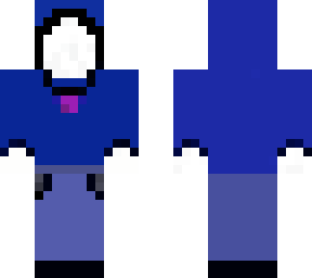 blue hoodie