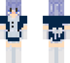 blue maid dress edit