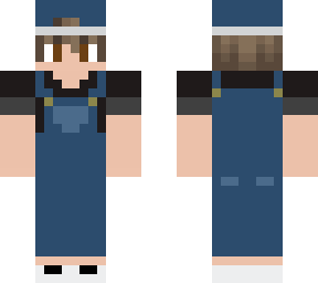 boy in overalls