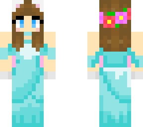 cinderella with brown hair and cat ears