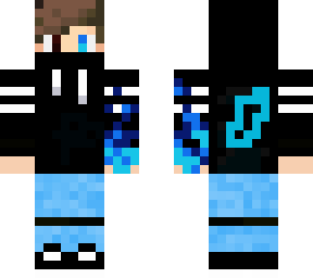 cool blue fire gamer