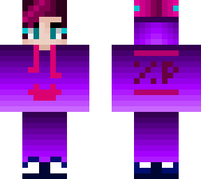 cool xpixel skin! magenta blue version "free to use.."