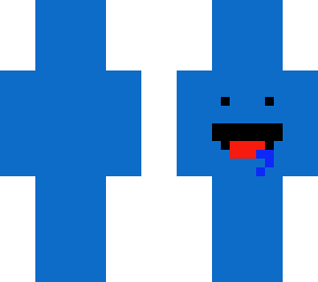 cute baby blue monster