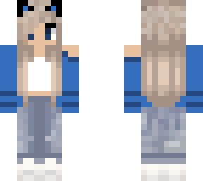 cute blue hoodie! (w/ cat ears)