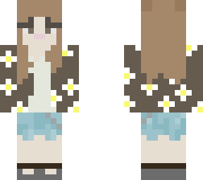 daisy girl with brown hair