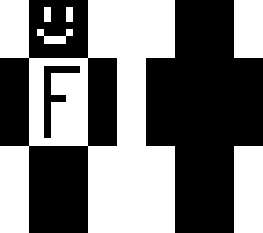 f letter skin