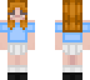 ginger girl with formal clothes