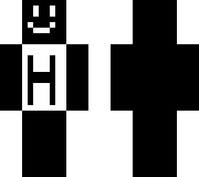h letter skin