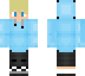 light blue jacket boy!