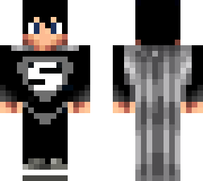 man of steel - black