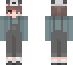 matching panda hat skin