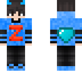 my main skin but blue