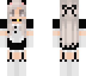 my skin in maid dress