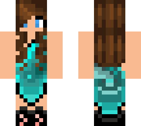 ocean dress brunette