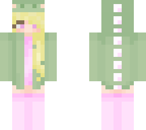 pink matching dino skin