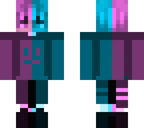 purple and cyan dude  look at desc
