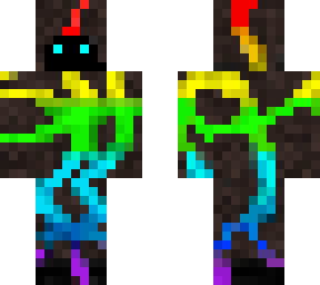 Rainbow Void (REMAKE) | Minecraft Skin
