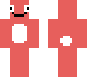 red bunny with no ears