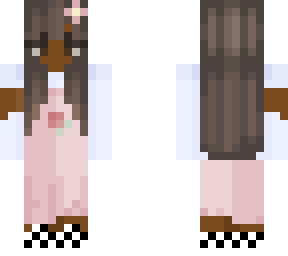 strawberry overalls girl skin