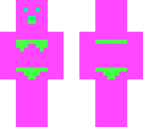thicc pink guy with seggsy bikini