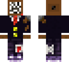 war torn static tv head with suit and tie