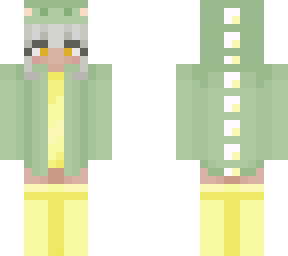 yellow matching dino skin