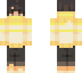 yellow sweater