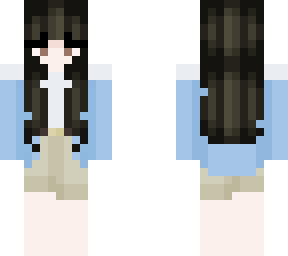 black haired girl :)