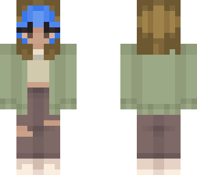 blue hair girl. (i edited the hair)