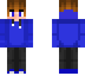 blue hoodie boy