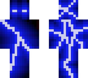 blue lightning enderman