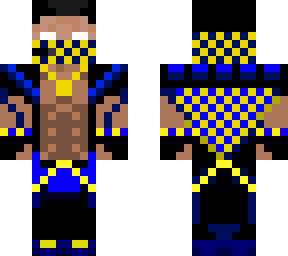 blue yellow guy