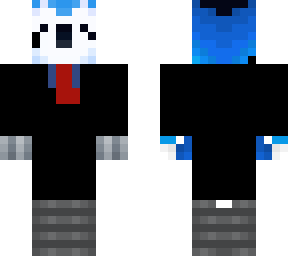 bluejay in a suit