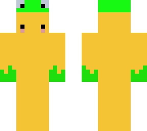 chicken with frog hat