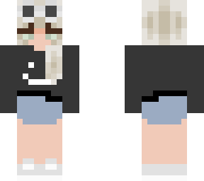 dreamnotfound girl (black hoodie)