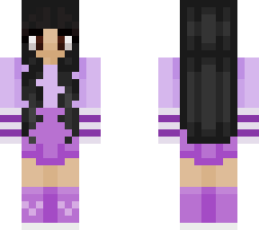 girl in purple sweater and shorts