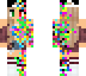 glitched half