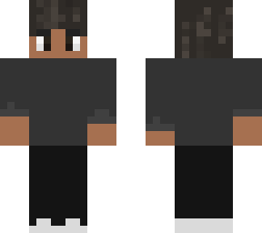 gray and black skin but no glasses