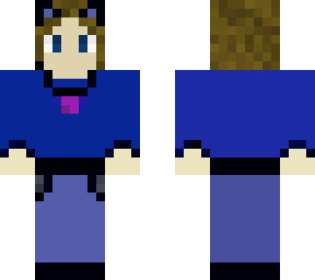 mifwa boy with royale blue shirt and amethyst necklace.