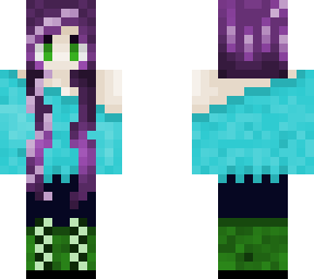 purple haired cutie