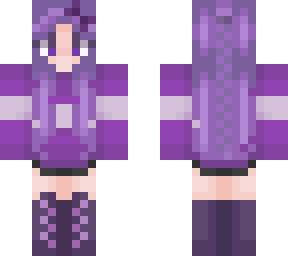 purple sweet girl