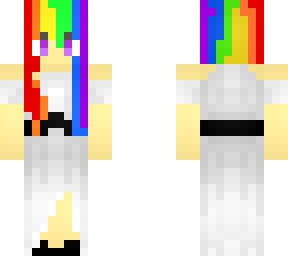 rainbow bride maid