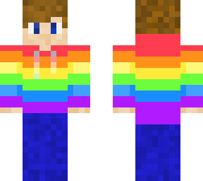 rainbow hoodie boy