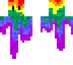 raindow paint skin