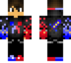 red and blue
