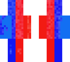 red and blue man