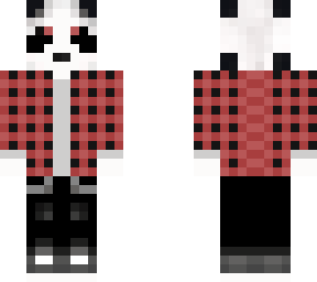 red flannel panda